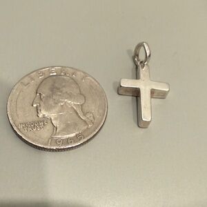 Tous Silver Cross Pendant